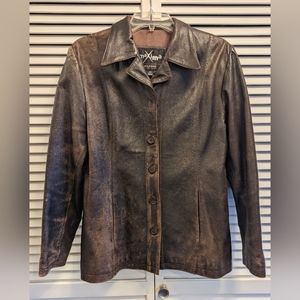 Vintage leather blazer or jacket